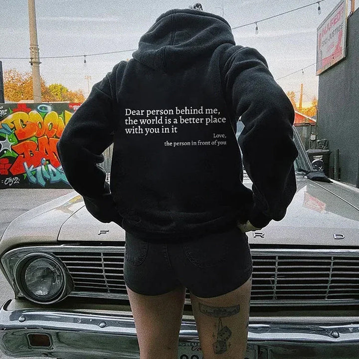 "Dear Person Behind Me“ Life Saving Hoodie ™